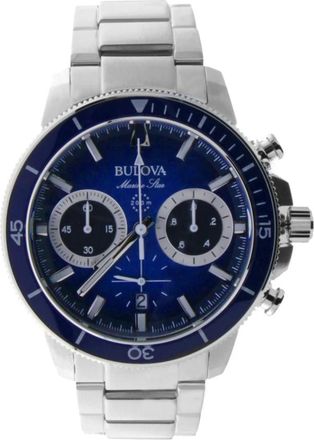 Bulova Uomo - 96B380 - Marine Star Crono - Heren - Horloges - Blauw - ONE Size - Accessoires