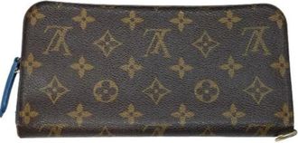Louis Vuitton Vintage, unisex, Bruin, ONE Size, Pre-owned Canvas Portemonnee