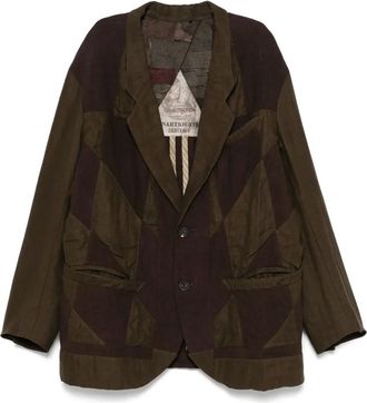 Ziggy Chen Blazer monopetto - Marrone