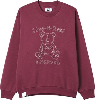 Izzue teddy-embroidered sweatshirt