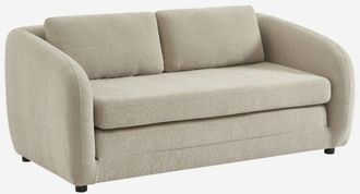 Sweeek Sof&aacute; Cama Convertible Con Tejido Chenilla, 2 Plazas