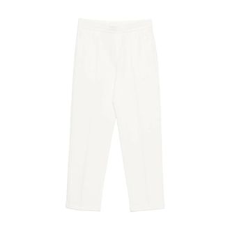 Emporio Armani Sweatpants, male, White, Size: S Cotton Sweatpants