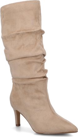 Journee Collection Womens Sonnet Knee High Wide-Calf Slouchy Boots