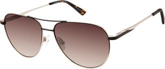 ANN TAYLOR ATP933 Polarized C01 Womens Sunglasses Gold Size 54