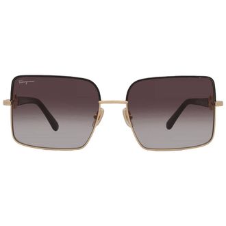 Ferragamo Salvatore Ferragamo Grey Gradient Sport Ladies Sunglasses SF302SL 703 60