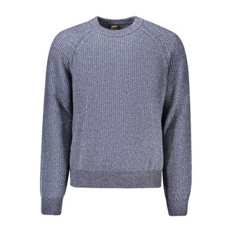 HUGO BOSS Blue Wool Mens Mens Sweater