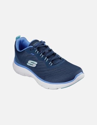 Skechers Womens Flex Appeal 5.0 Wide Trainers - Navy - Size: 6