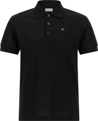 Burberry Stan Polo Nero-Uomo