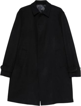 Lardini Jassen, Heren, Blauw, S, Wol, Enkelrijige Jas