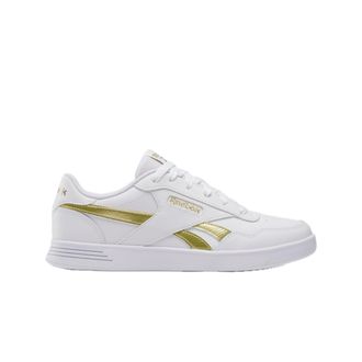 Reebok Womens Court Advance Sneaker, White/White/Gold, 6.5 UK
