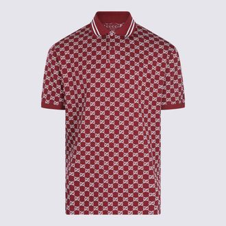 Gucci Red Ancora Cotton Polo Shirt