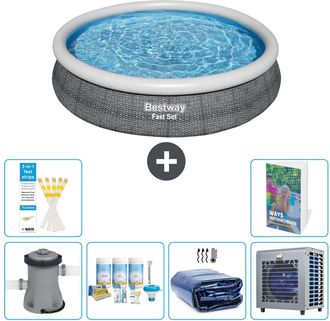 Bestway Piscina Bestway Fast Set Redonda - 366x76 Cm - 7-piezas S302