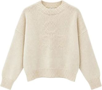 Isabel Marant Jersey de punto Jade - Knitwear - Mujer - Beige - XS