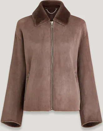 Belstaff Belstaff Giacca Solder donna Shearling merino Legno sbiadito L