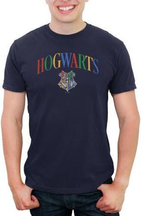 Harry Potter Mens Harry Potter Primary Colors Crest Graphic T-Shirt in Navy Blue at Nordstrom, Size Xxx-Large