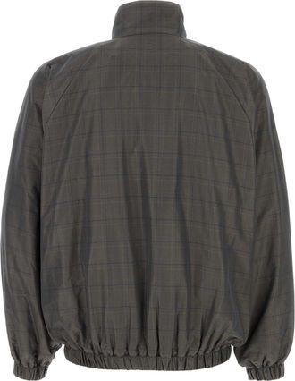 Balenciaga Mens Jacket Gray Nylon