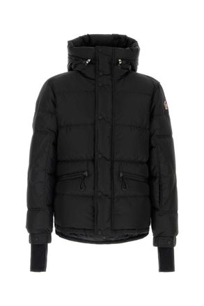 Moncler Black Quilted Hood Jacket