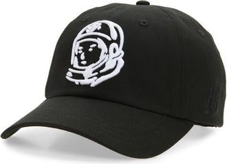 Billionaire Boys Club Helmet Embroidered Adjustable Baseball Cap in Black at Nordstrom