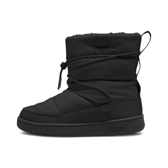 Puma Womens Snowbae Boots, Black-Shadow Gray, 7, Black-shadow Gray, 5.5 UK
