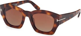 Tom Ford Dames, Accessoires, Bruin, Maat: 52 MM