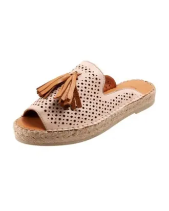 Bueno Womens Navar Loafer Sandal In Pale Pink