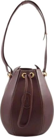 Cartier Pre-owned Bucket Bags, female, Red, Size: ONE SIZE Pre-owned Must Shoulder Bag