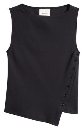 Reformation Hudson Knit Tank in Black at Nordstrom, Size Large