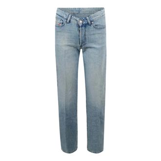 Diesel Straight Jeans, female, Blue, Size: W27 Regular 1988-Sent Jeans