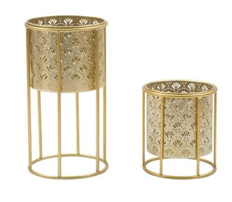 Charme 1921 p/vasi Golvy Pair -a- cm ø 21x40-19x22