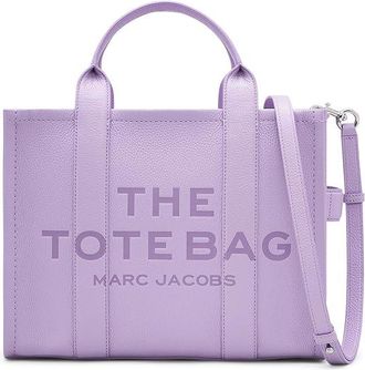 Marc Jacobs The Leather Medium Tote Bag Tote Handbags Wisteria