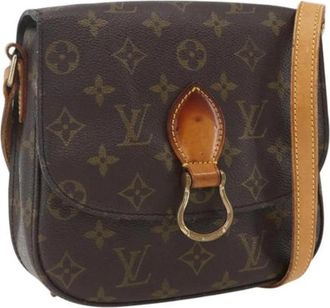 Louis Vuitton Pre-owned Canvas Cross Body Bag - Dames - Vintage Schoudertas - Bruin - ONE Size - Vintage