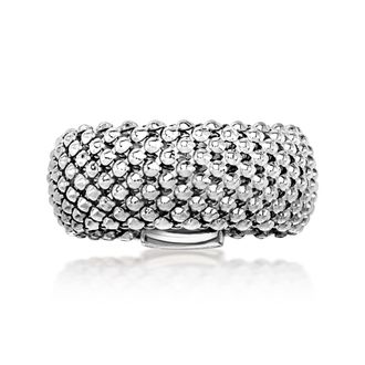Ross-Simons Italian Sterling Silver Flat Popcorn-Link Ring