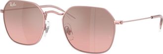Ray-Ban Rj 9594S Zonnebril - unisex - Zonnebrillen - Roze - 49 MM - Accessoires