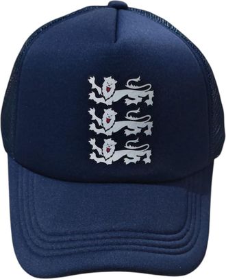 Generic Excellent Quality Unisex Baseball Cap hat Breathable Navy Blue England 3 Lion Test Cricket Sun Hat/Cap Cricket ODI/Test Adult/Men ONE Size Adjustable