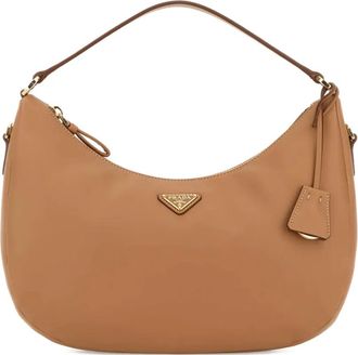 Prada Leren schoudertas - Bruin