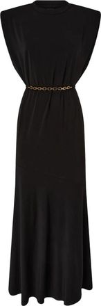 Pinko Alexiana Jersey Dress - Dames - Casual kleedjes - Zwart - XS - Kleedjes