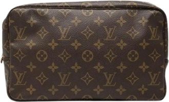 Louis Vuitton Pre-owned Clutches, female, Brown, Size: ONE SIZE Pre-owned Fabric Clutch