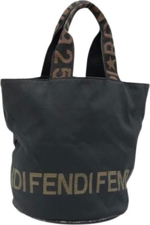 Fendi Pre-owned Bucket Bags, female, Black, Size: ONE SIZE Pre-owned Vintage Bucket Bag