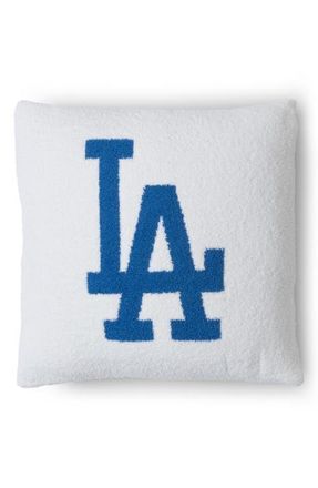 Barefoot Dreams CozyChic Los Angeles Dodgers Accent Pillow in Dodgers Multi at Nordstrom