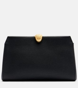 Nour Hammour Lou leather clutch