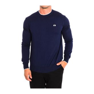 La Martina Heren, Sweatshirts & Hoodies, Blauw, Maat: L Jersey