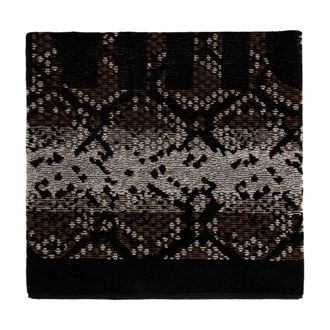 Moschino Home, Dames, Zwart, ONE Size, Katoen, Gedrukte Terry Strandlaken