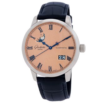 Glash&uuml;tte Original Senator Excellence Panorama Automatic Moon Phase Mens Watch 36-24-04-02-61