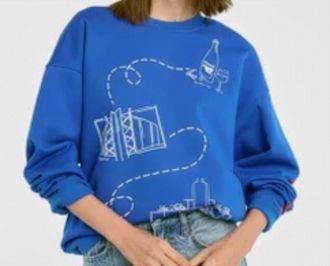 Favorite Daughter Nobody Wants This Guide Sweatshirt In Blue
