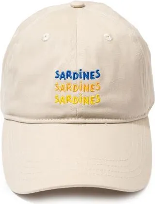 Frasier Sterling Sardines Baseball Cap in Natural at Nordstrom Rack