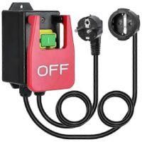 OEM Interruptor Monof&aacute;sico De 220 V Con Tope Amplio Para Parada De Emergencia R&aacute;pida (enchufe Europeo)