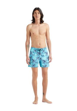 Vilebrequin Mens Poulpes Stretch Swim Shorts in Bora Bora at Nordstrom, Size Xx-Large