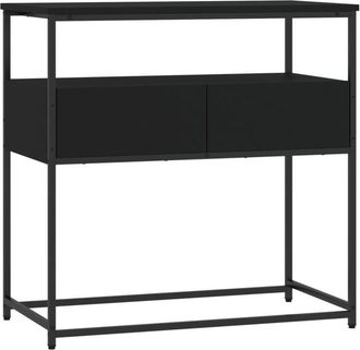 vidaXL Console Table Black 75x40x75 cm Engineered Wood Vidaxl