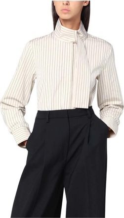 Patou Maglia Dolcevita - Dames - Blouses - Beige - 2XS - Overhemden