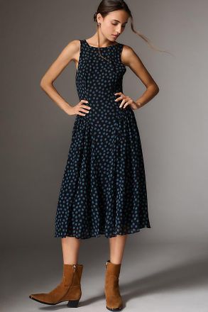 Reformation Anelis Sleeveless A-Line Midi Dress